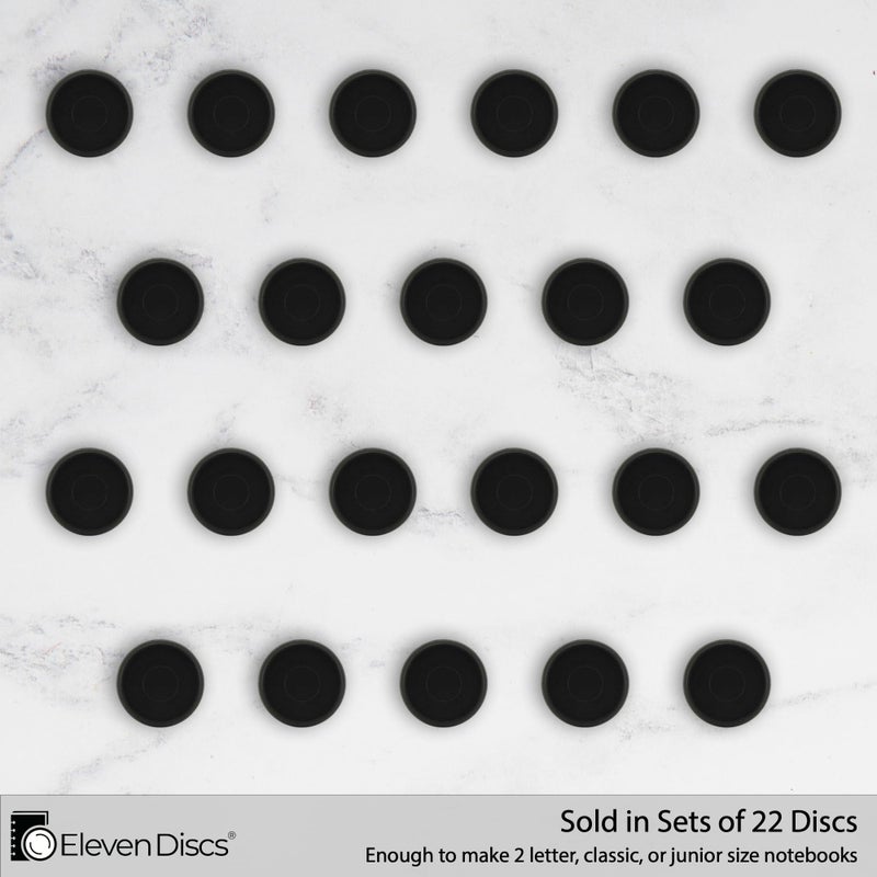 Eleven Discs Â½-Inch Translucent Plastic Discbound Expansion Discs for Custom Notebook and Planner - Compatible with Circa, Arc, TUL (Set of 22) - Image 2